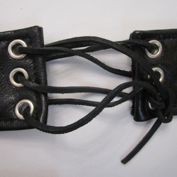 5X 5XL Black Leather Motorcycle Chaps Pants Mesh Lining - Picture 11 of 11